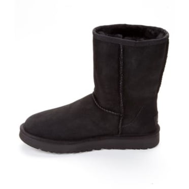 UGG Women's Classic Short II Boot, Black, 12