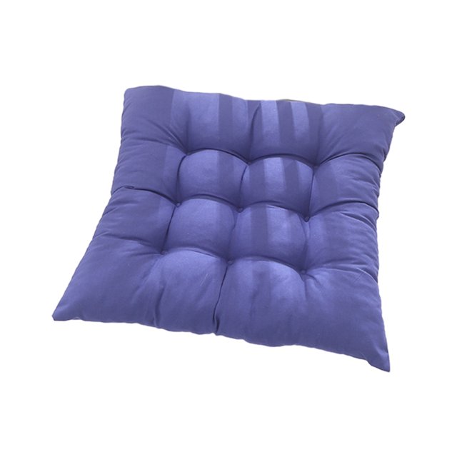 serony Waterproof Seat Cushion For Outdoor Activities Breathable Polyester Fabric Pearl Filling Polyester Fabric Is royalblue 1Set