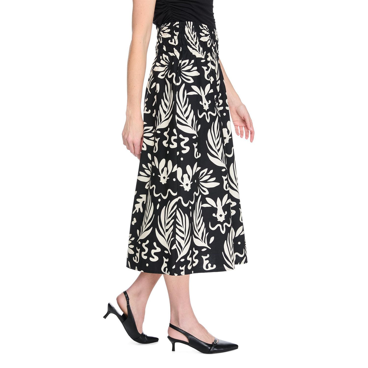 George Women's Printed Poplin Maxi Skirt