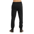 thumbnail image 2 of Men‘s Open Bottom Terry Sweatpants  Elastic Drawstring Waistband  Charcoal Grey S,black(joggers),L, 2 of 4