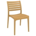 thumbnail image 2 of Compamia Ares 5 Piece Square Resin Patio Dining Set in Teak Brown, 2 of 3