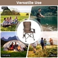 thumbnail image 4 of Gymax Chaise de Camping Pliante Chaise de Pelouse Portable avec Porte-Gobelet, 4 of 10