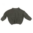 thumbnail image 2 of Chandail de Base pour Garçons et Filles, en Laine Épaisse, Uni, Décontracté, à Col Rond, Ample, Doux, pour Enfants, 2 of 2