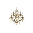 thumbnail image 1 of Elegant Lighting Maria Theresa Transitional 7 Light E12 Golden Teak Wall Sconce, 1 of 9