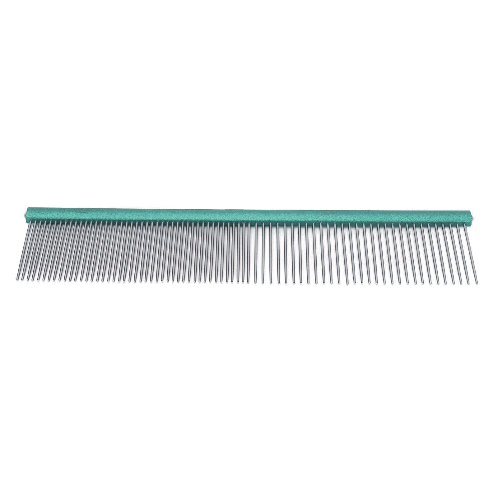 Pet Steel Comb Rounded Teeth Prevents Static Massages Skin Dog Grooming ...