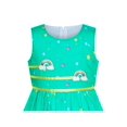 thumbnail image 4 of Girls Dress Turquoise Unicorn Rainbow Summer Sundress 6 Years, 4 of 6