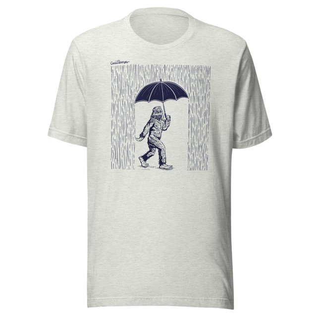 Big Foot in Rain - t-shirt Unisexe
