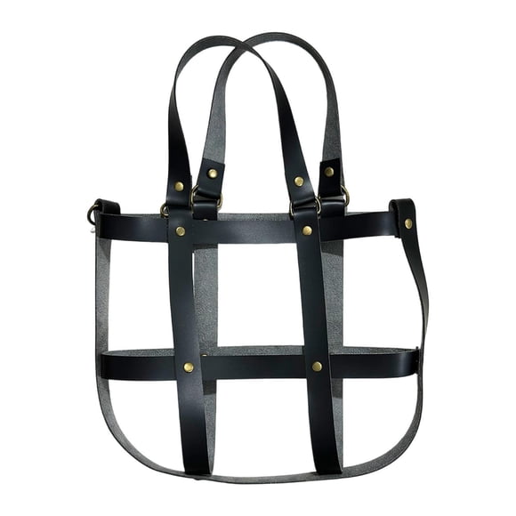 Esquirla Bag Making Kit Parts Practical Multifunctional Fashion Handmade Gifts PU Leather Black