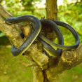 thumbnail image 3 of 120cm Realistic Fake Simulation Rubber Party Bathtub Snake Toys Garden Props Black, 3 of 9