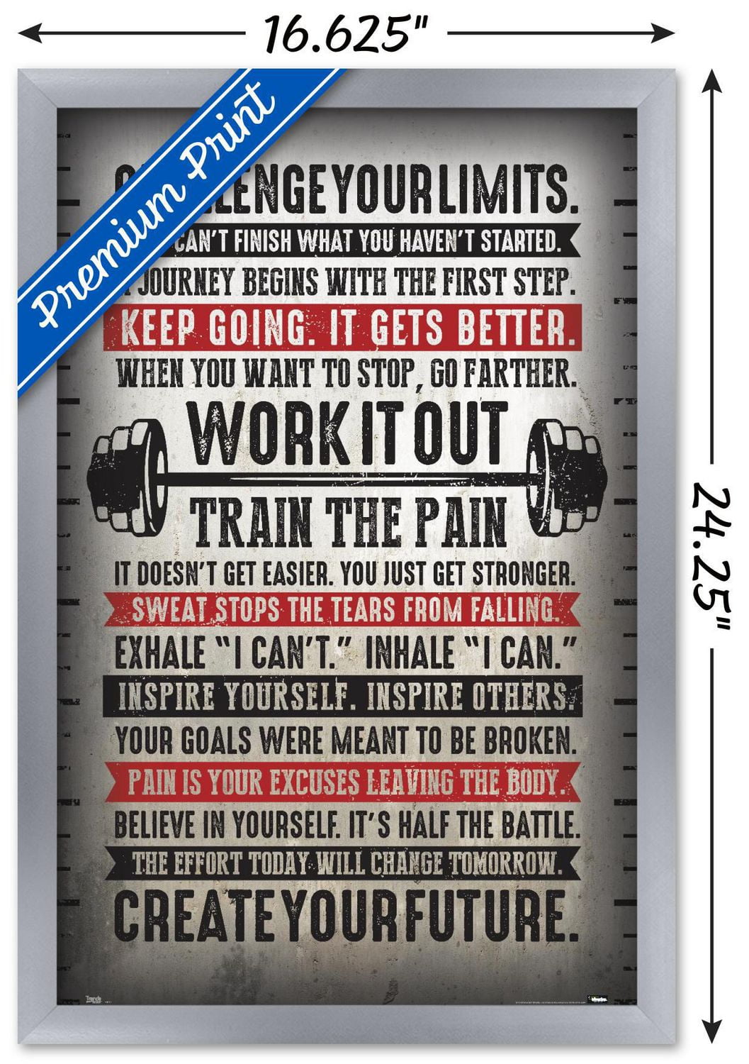 Challenge Your Limits Wall Poster