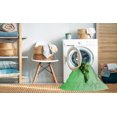 thumbnail image 2 of Ahgly Company Tapis d'Intérieur Lavable à la Machine, Carré, Transitionnel, Vert, Tapis de Zone, 6 Pieds Carré, 2 of 7