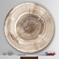 thumbnail image 2 of Designart 'Circle natural elements I' Geometric Metal Circle Wall Art - Disc of 36, 2 of 5