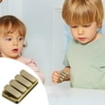 thumbnail image 3 of Bronze Metal Decompression Toy Stress Relief Clicker Anxiety Relief Fidget Toy Portable Piano Key Design Relaxation Gadget For Adults Office 1.8X1X0.2 Inches 0.12 Lbs, 3 of 4