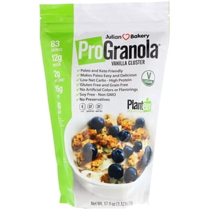 Julian Bakery, Pro Granola, cluster de vanille, 17.9 oz (510 g)