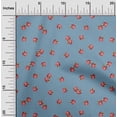 thumbnail image 1 of oneOone Silk Tabby Fabric Pomegranate Fruit Printed Craft Fabric BTY 42 Inch Wide, 1 of 1