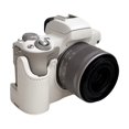 thumbnail image 2 of Étui de Protection pour Appareil Photo Portable Style Rétro Support de Sac de Transport Ouverture Design Inférieur avec Bandoulière Remplacement pour Canon EOS M50/M50 II/M5, 2 of 8