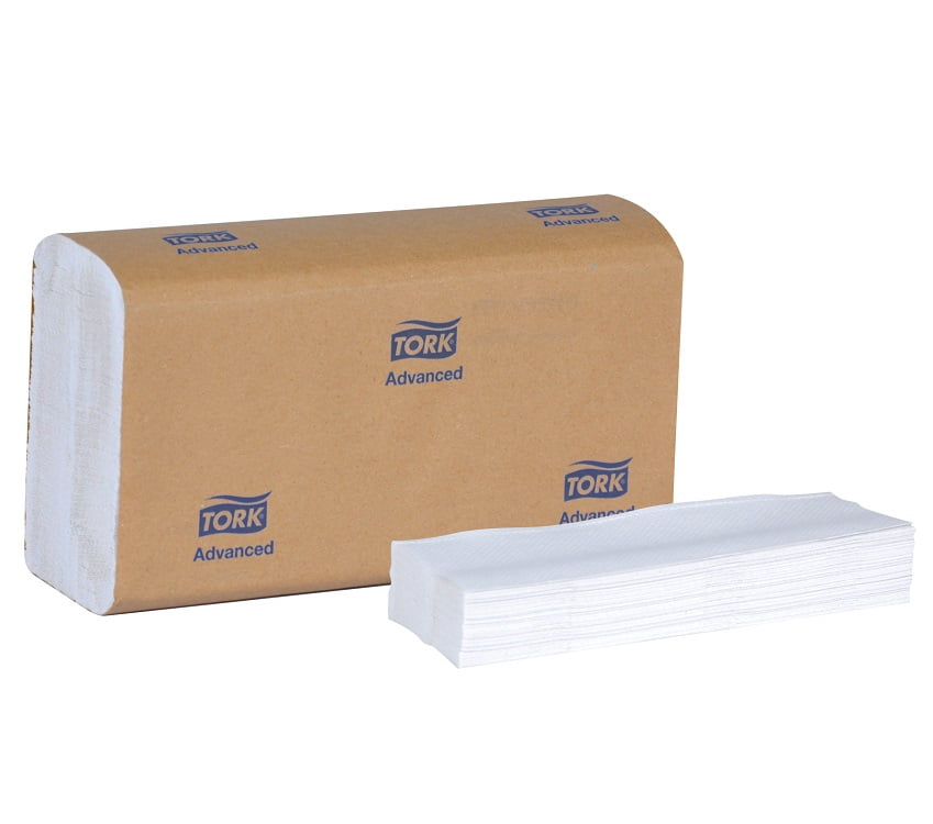 Tork® Multifold Hand Towel, White, 1-Ply, 250 Towels/Pack, 16 Packs/Case