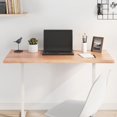 thumbnail image 1 of vidaXL Table Top Light Brown 100x60x2 cm Treated Solid Wood Oak Live Edge, 1 of 4