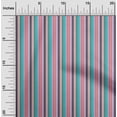 thumbnail image 1 of oneOone Cotton Poplin Fabric Multicolor Stripe Printed Craft Fabric BTY 56 Inch Wide, 1 of 1