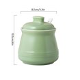 thumbnail image 3 of Bol à Sucre avec Couvercle, Pot à Sucre et Sel, Bocal d'Assaisonnement, Bocal de Rangement pour Sucre, Pot à Sucre, Contenant à Sucre Bocal à Épices-2 Vert-Bol à Sucre, 3 of 7