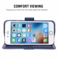 thumbnail image 3 of Étui pour Iphone 6 Plus 6s Plus, Étui Mince en Cuir de Qualité Supérieure pour Téléphone Mobile avec Porte-Cartes, Support, Étui à Rabat Compatible avec Iphone 6 Plus 6s Plus - Bleu, 3 of 7