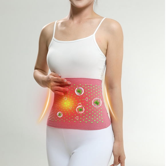 Self Heating Wormwood Waist Belt Self Heating Support Belt Breathable Waist Lumbar Lower Back Relief From Waist Pain