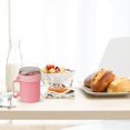 thumbnail image 1 of Cqxid Vaisselle à Moins de 5 $ Gobelet à Soupe Portable en Plastique 500 m avec Couvercle Boîte à Lunch Contenant Alimentaire Tasse de Déjeuner Pot Alimentaire Tasse à Soupe au Lait avec Cuillère Boîte Bento Étanche, 1 of 3