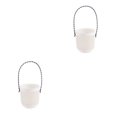 thumbnail image 4 of Transemion ABS Decorate With Lightweight Planter With Removable Strape And Wall-Mount Option Inner Layer Hollowed Out For Better White 8.7*9.5*20.5cm 2Set, 4 of 6