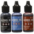 thumbnail image 2 of Tim Holtz Encre à l'Alcool.5oz 3/pkg-Mineurs Lanterne-Rouille/stonewash/Noir Pitch, 2 of 3