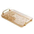 thumbnail image 2 of Naittoop High Color Water Cup Tray Home Living Room Teacup Tea Tray Desktop Cup Storage Tray Premium Feeling Dinner Fruit Plastic Serving Tray Platters, 2 of 6