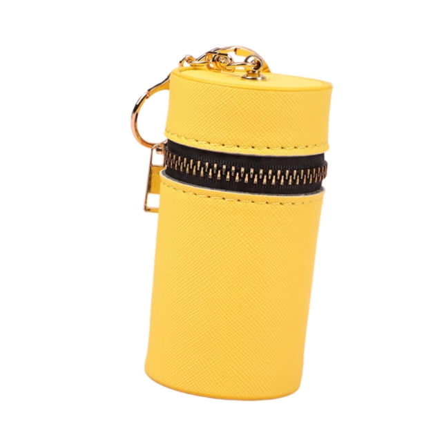 Abbracc Lipstick Bag Decorative Cute Car Accessory Creative Wallet Bag Portable Lipstick Yellow