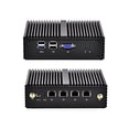 thumbnail image 2 of Cheap Mini PC with 8GB RAM and 64GB SSD, Support 2.5" SATA HDD, Bay Trail j1900 Mini PC Quad core 2.0 GHz, Fanless Mini PC with 4 LAN Ports, 2 of 4