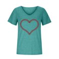 thumbnail image 3 of Birdeem T-Shirt Sans Manches à Col en V pour Femmes, Mode Décontractée, Imprimé, Chandail, 3 of 5