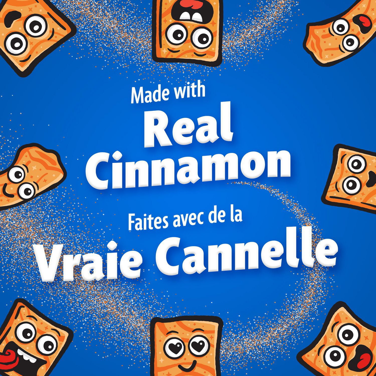 Croque Cannelle,Céréales Pour le Petit-déjeuner au Gout De Cannelle Authentique, Grains Entiers, 354 g