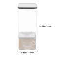 thumbnail image 2 of AURARMLET Dog Supplies Pet Food Storage Container Transparent Plastic 1Pack, 2 of 8