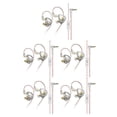 thumbnail image 2 of QualitChoice AK6 PLUS Écouteurs Filaires Oreillette à Réduction de Bruit Casque avec Embouts Blancs avec Micro 5 Ensembles, 2 of 6