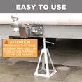thumbnail image 4 of Stanz (TM) 4PCS RV Trailer Camper Aluminum 6,000 lbs 17” Extends Stabilizer Stacker Jack Stand, 4 of 5