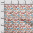 thumbnail image 2 of oneOone Georgette Viscose White Fabric Abstracts Sewing Craft Projects Fabric Prints By Yard 42 Inch Wide, 2 of 5