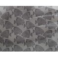 thumbnail image 4 of oneOone Georgette Viscose Fabric Fish Block Print Sewing Fabric BTY 42 Inch Wide, 4 of 4