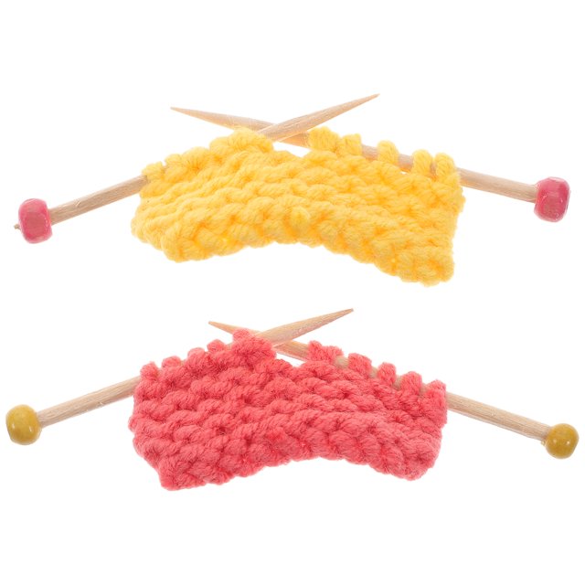 2pcs Miniature Tricot Pull Modèle Créatif Bureau Ornement Photo Prop
