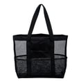 thumbnail image 1 of Extra Large Beach Bag with Pockets Beach Bags, Sandproof, Mesh Beach Bag for Swim Pool Bag Beach Tote Bag,Toy Tote Bag,Grocery Storage Net Bag Extra Large Tote Bag for Women, 1 of 8