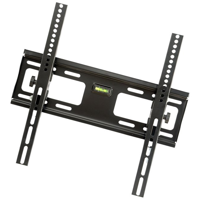 CTIRCHIU Lot de 1 Support Mural pour Téléviseur Compatible à Écran Plat, Réglage d'Inclinaison, Gain de Place 47.5x15.7x4.3cm