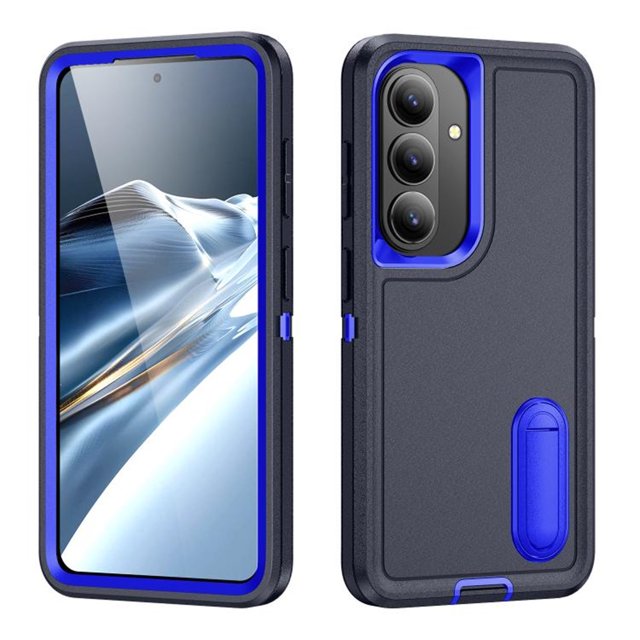 For Samsung Galaxy S26+ 5G 6.7" Phone Case with Built in Kickstand, Shockproof/Dustproof/Drop Proof Heavy Duty Military-Grade Rugged Protective Cover for Samsung Galaxy S26+ 5G,Blue