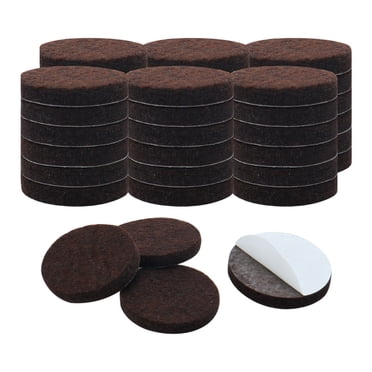 Unique Bargains Felt Furniture Pad Round 1 1/4' Self Adhesive Anti-scratch Floor Protector 40pcs