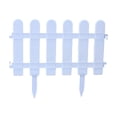 thumbnail image 2 of Meitianfacai PVC Cottage Yard Fence Outdoor Small Fence Connectable Design Insert Ground Walkway Mini Fence Garden Patio Home Sideway Fence on Clearance, 2 of 6