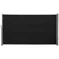 thumbnail image 1 of Outsunny 118" x 71" Retractable Side Awning Folding Privacy Screen Black, 1 of 10
