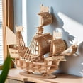 thumbnail image 3 of Puzzle Toy2 3D Wooden Puzzles For Adults Model Kit And Room Decoration DIY Educational Desk Toys, 3 of 7