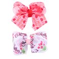 thumbnail image 1 of 2 Pcs Pinces à Cheveux Nœuds Simples Filles Motif Imprimé Chic Nœud Barrettes, 1 of 8