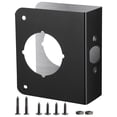 thumbnail image 2 of Lock and Door Reinforcer, Door Lock Reinforcement Plate, Stainless Steel Home Security Door Lock Plate with 1-3/8" Thickness, 2-3/8" Backset, and 2-1/8" Bore, 2 of 7