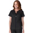 thumbnail image 1 of EON Women's COOLMAXÃ‚Â® Short Sleeve Zip Front Solid Scrub Jacket, 1 of 1